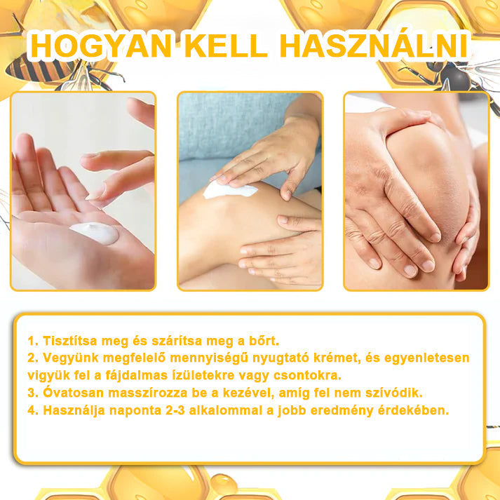 💧🐝ADNOON® Botulinum Toxin & Méhméreg Fájdalomcsillapító Csontgyógyító Krém👨⚕️A Magyar Ortopéd Társaság (MOT) Által Jóváhagyva