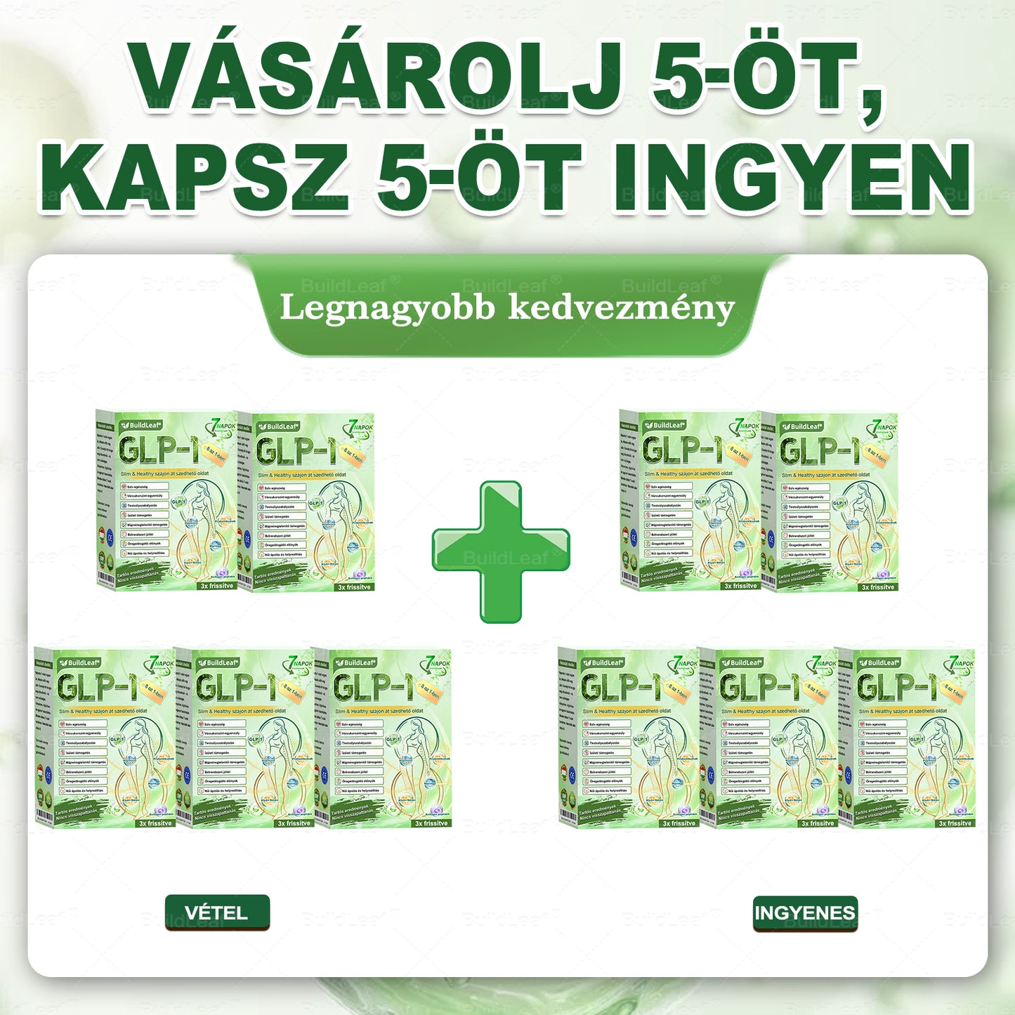 🍀Korlátozott készlet! A BuildLeaf® 🎁 további 30% kedvezményt kínál! Helyezze vissza testét és egészségét. Cselekedjen most – ez a lehetőség nem tart sokáig.