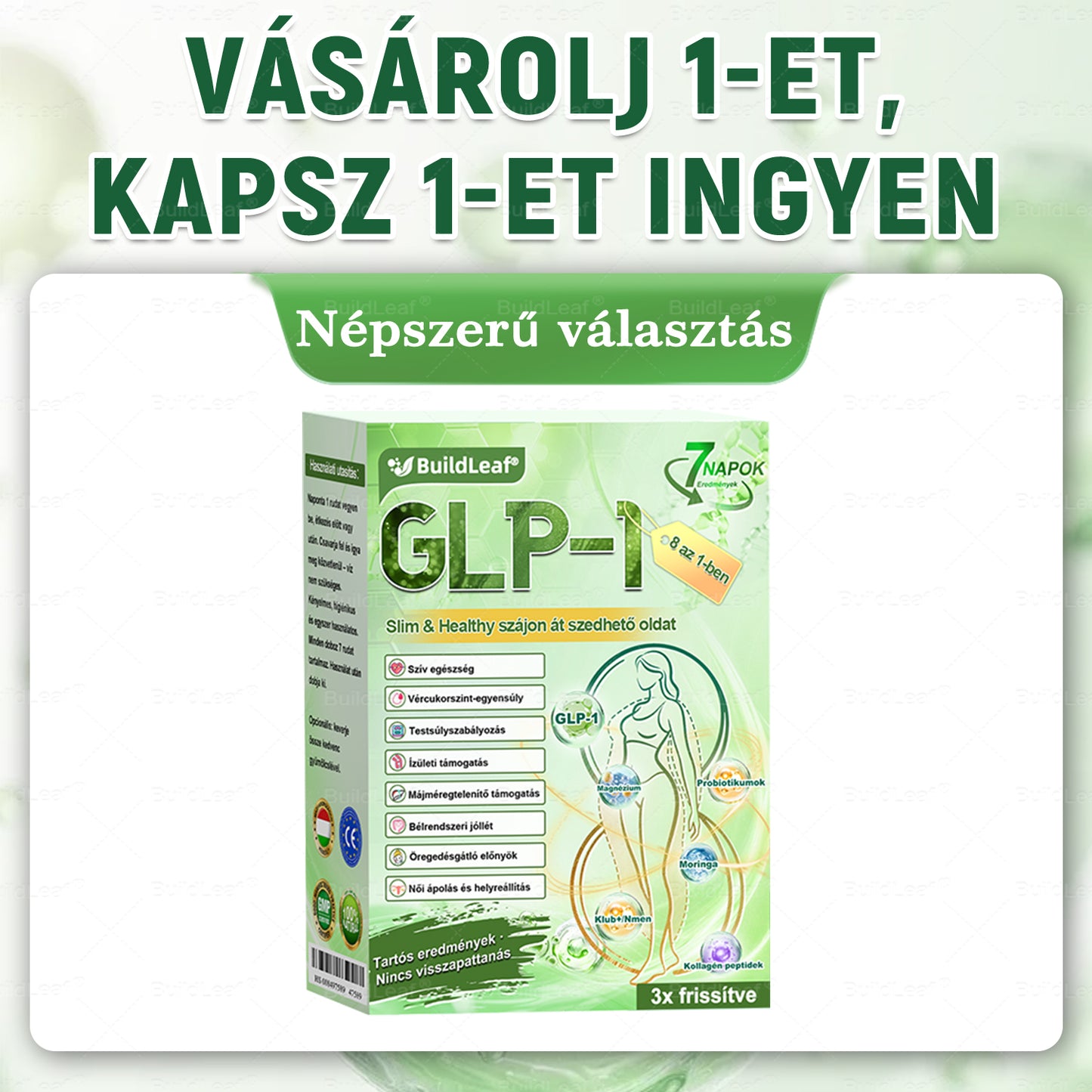 🍀Korlátozott készlet! A BuildLeaf® 🎁 további 30% kedvezményt kínál! Helyezze vissza testét és egészségét. Cselekedjen most – ez a lehetőség nem tart sokáig.